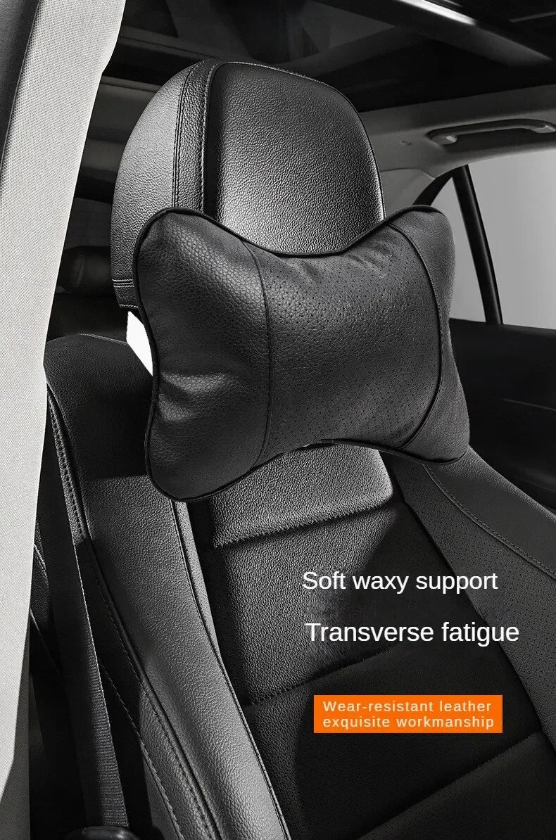 Car Seat Headrest with Breathable Mesh Auto Safety Head and Neck Rest Relax