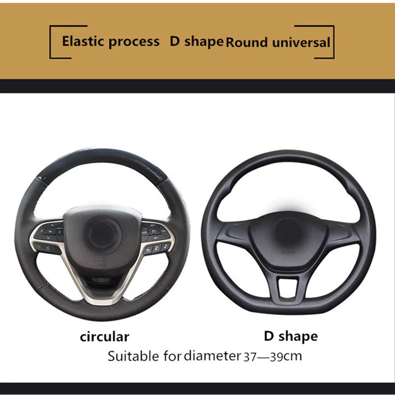 Universal Steering Wheel Cover 37/38 cm Automobile non-slip Car Auto