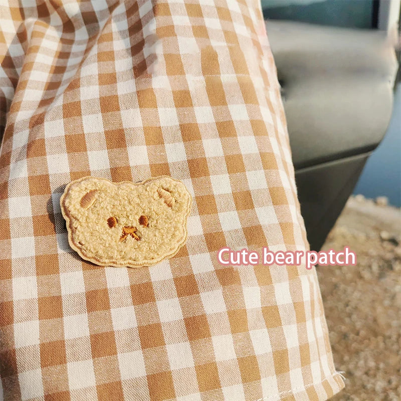 1pc Universal Car Sun Shade Curtains Cute Cartoon Bear Rear Side Window