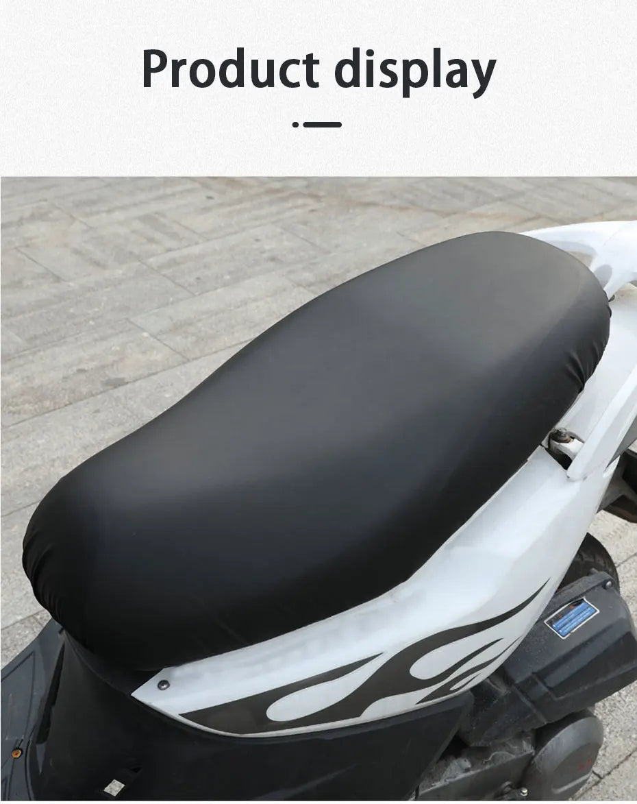 SEAMETAL Motorcycle Seat Covers Autocycle Cushion Waterproof Pu Leather Interior