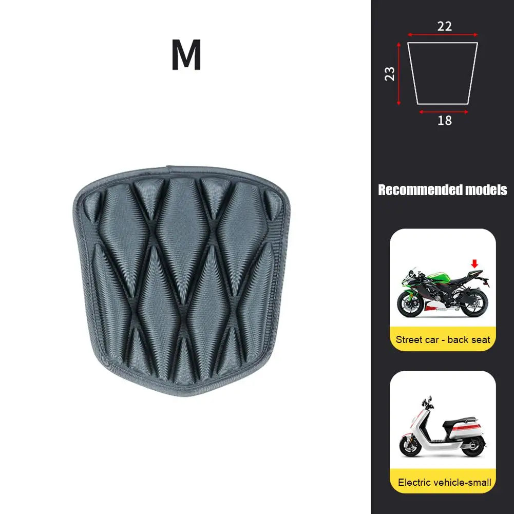 Motorcycle Seat Cover 3D Comfort Air EVA Cushion Waterproof UV Heat Interior