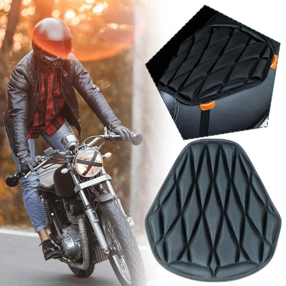 Motorcycle Seat Cover 3D Comfort Air EVA Cushion Waterproof UV Heat Interior