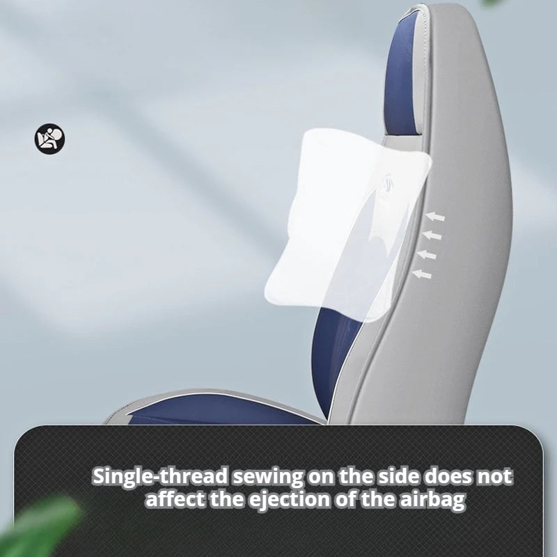 2pc Car Seat Covers for Integrated Headrests Effective Protection Comfortable