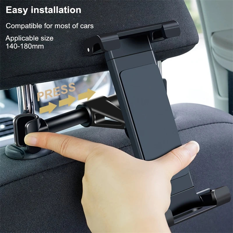 Universal Car Tablet Holder Back Seat Headrest Mount For iPad Air Mini Pro 4-13