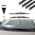 Car Wiper Rubber Strips Refill Blade Replacement Parts All Types Seasons Premium Automotive Accessory