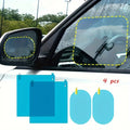 4pcs Car Rearview Mirror Protective Film Side Windows Sticker, Anti Fog Glare Premium Automotive Accessory