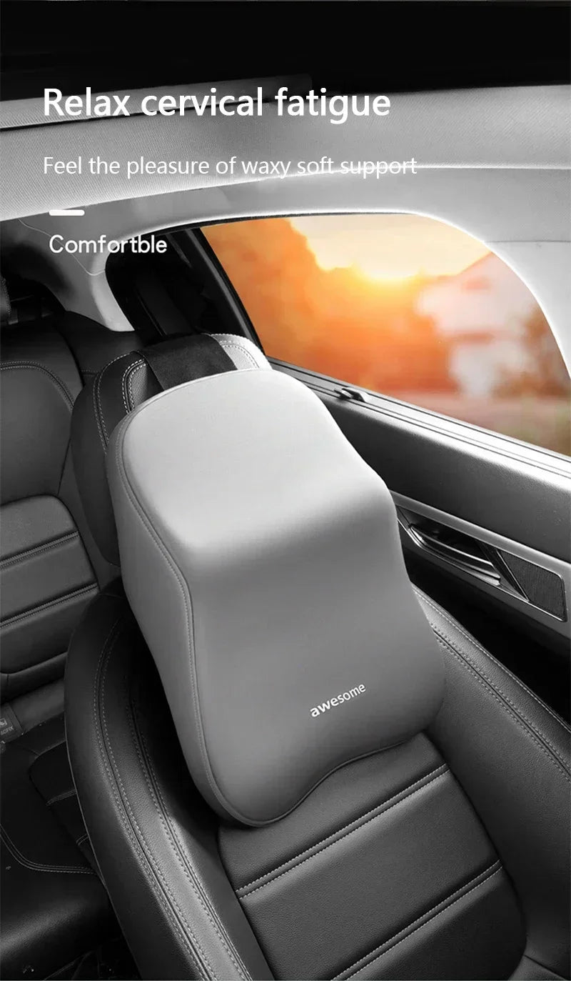 Car headrest neck pillow lumbar support mounted Interior Protector Auto Vehicle