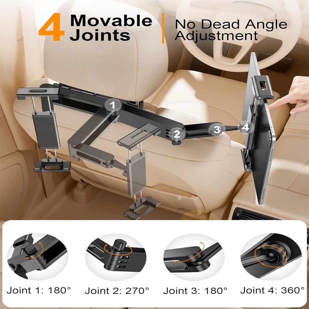 Car Tablet Holder Headrest Mount Stand Cradle Compatible Interior Protector Auto
