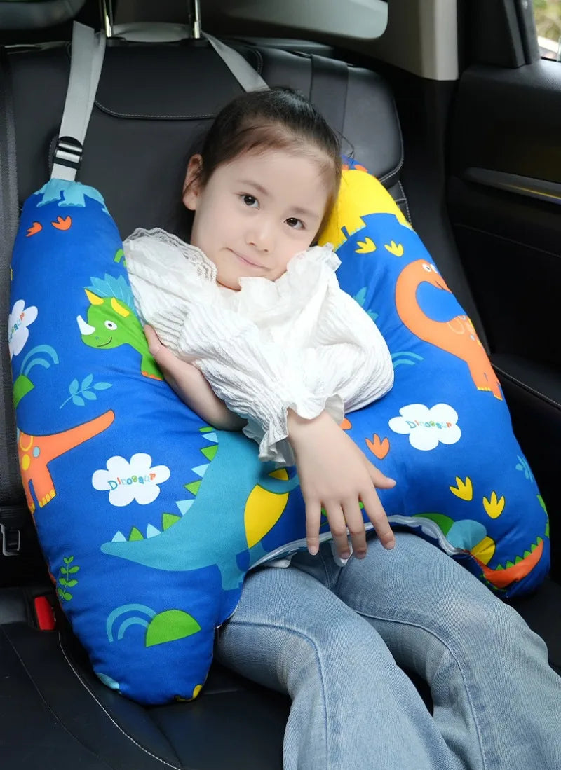 Car Headrest Sleeping Tool Seat Cushion Back Neck Pillow Washable Interior