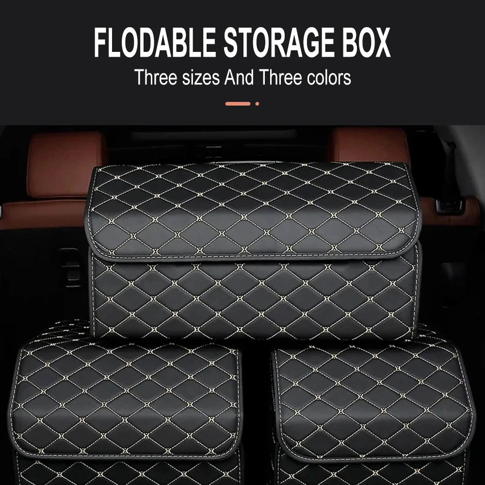 Car Trunk Organizer Box Large Capacity Auto Multiuse Tools Storage Bag SUV Truck