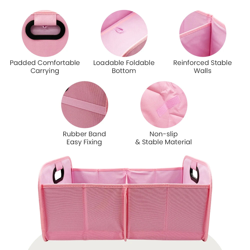 Trunk Organizer for suv Foldable portable car storage box camping outdoor Truck