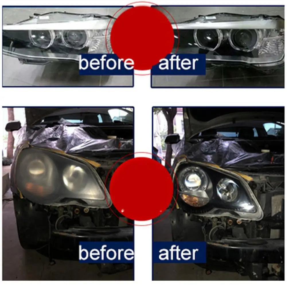 200ml Car Headlight Restoration Kit Can Headlight Polishing Steam Fumigator Restoration Kit Mug Steamer Headlamp Restoration Kit