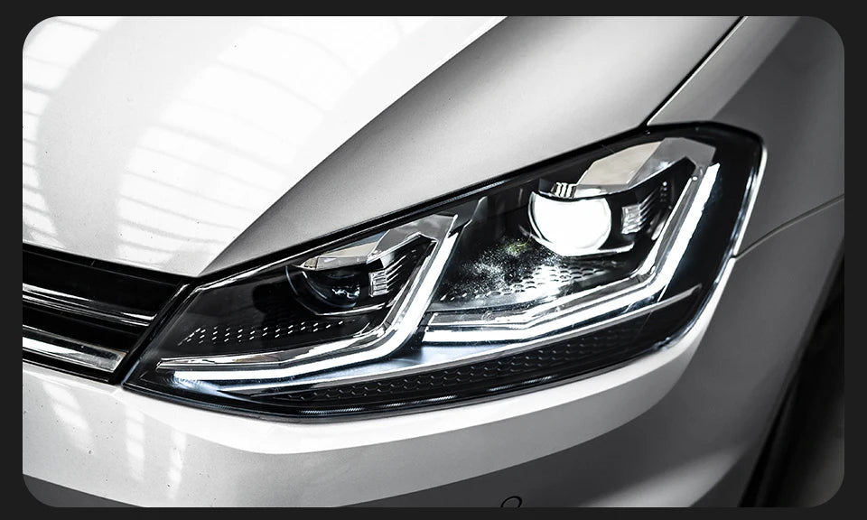 AKD Car Styling for VW Golf 7 MK7 LED Headlight 2013-2016 Golf7 DRL Dynamic Signal Head Lamp Projector Automotive Accessories