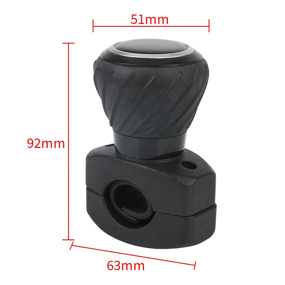 Car Steering Wheel Booster Spinner Knob Labor Saving Truck Tractor Forklift 360