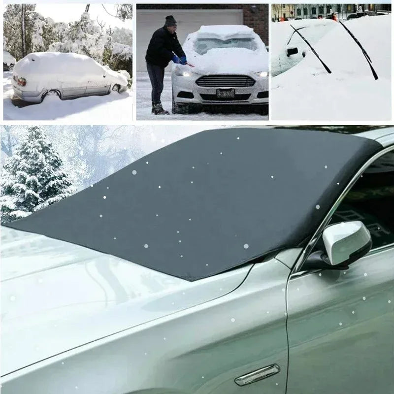Car Magnetic Snow Shield Winter Front Windshield Cover Anti-frost Sun Protection