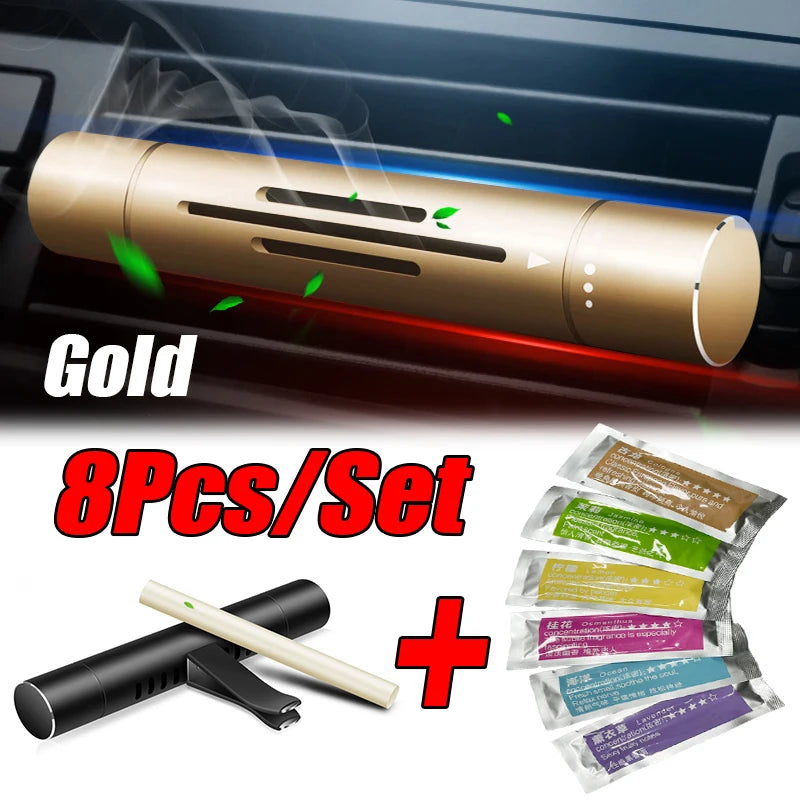 8Pc/Set Car Air Vent Perfume Freshener Flavoring Smell Aroma SUV Truck