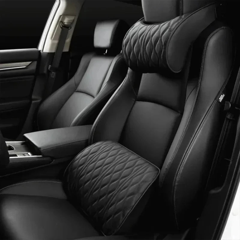 Car Headrest Lumbar Support Memory Foam Vertebral Neck Pillow Interior Protector