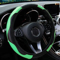 Car Steering Wheel Cover Breathable Anti Slip PU Leather Steering Covers