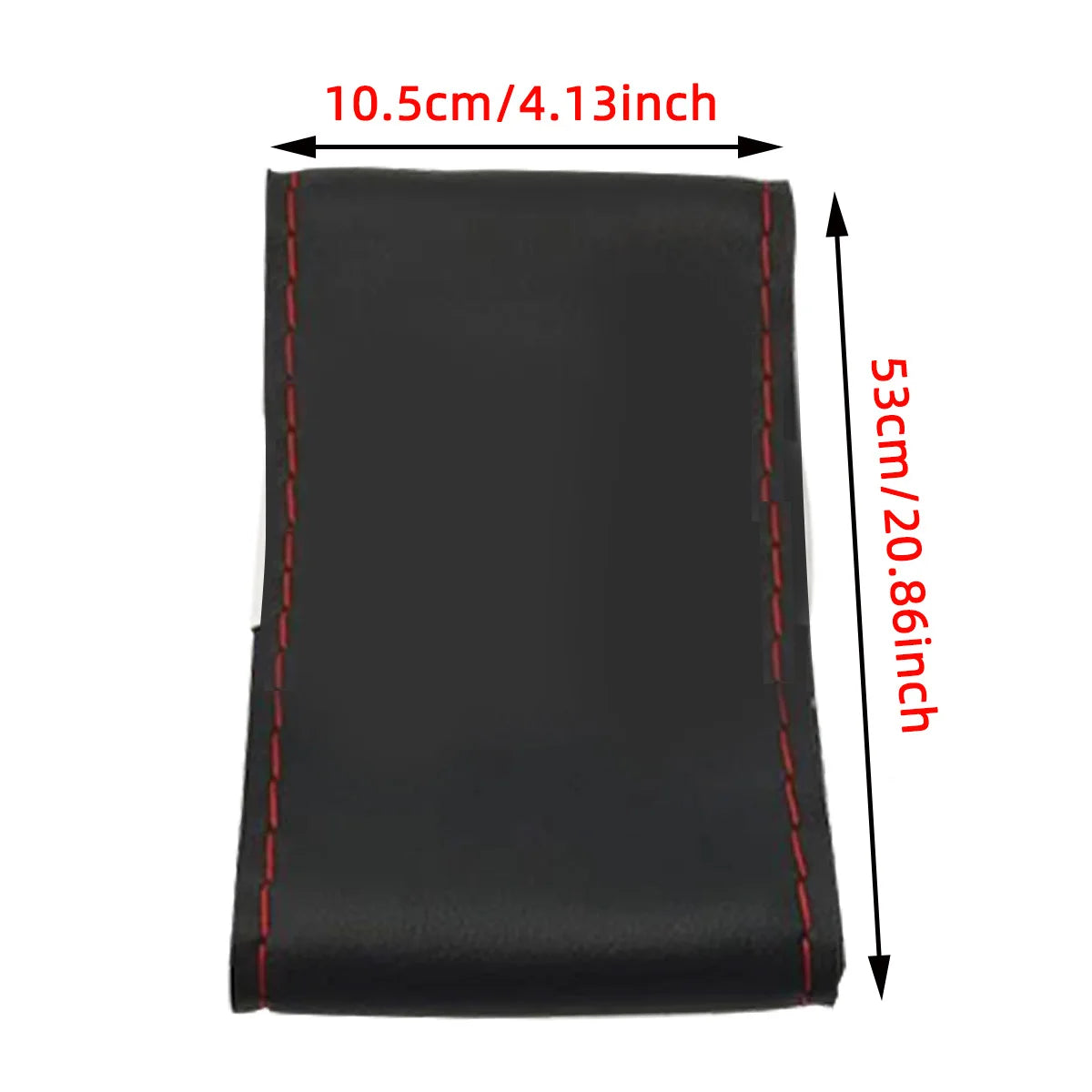 Universal Leather Car Steering Wheel Stitch On Wrap Cover Fit for 38cm 14" DIY