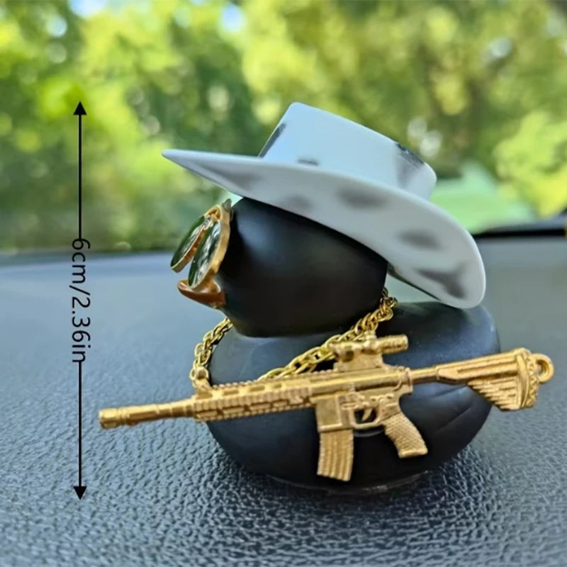 Rubber Duck Car Ornaments, Funny Ducks Dashboard Decorations Accessories Premium Automotive Accessory