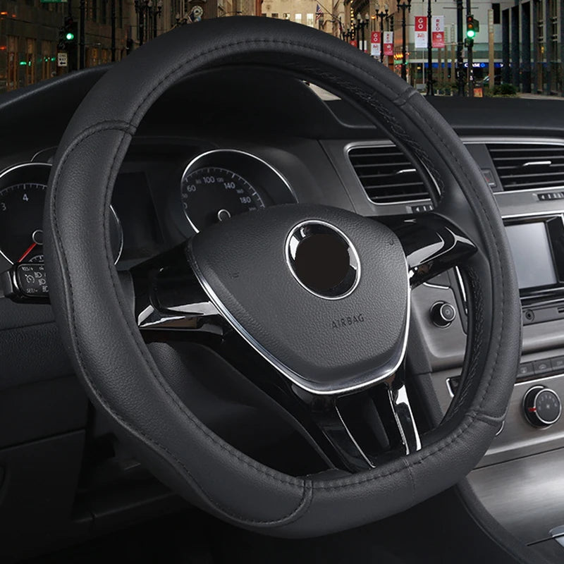 D Type Car Steering Wheel Cover for Nissan X-Trail Qashqai Rogue Maart Serena