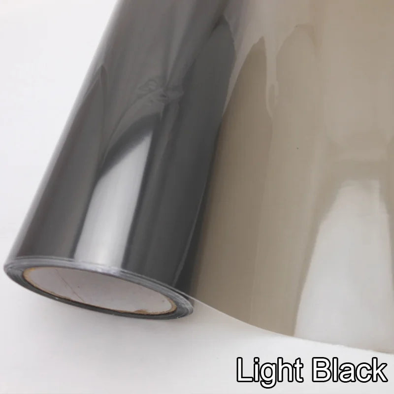 Smoke Matte Black Car Headlight Film Tint Taillight Fog Light Vinyl Film For Headlights Rear Lamp Tinting