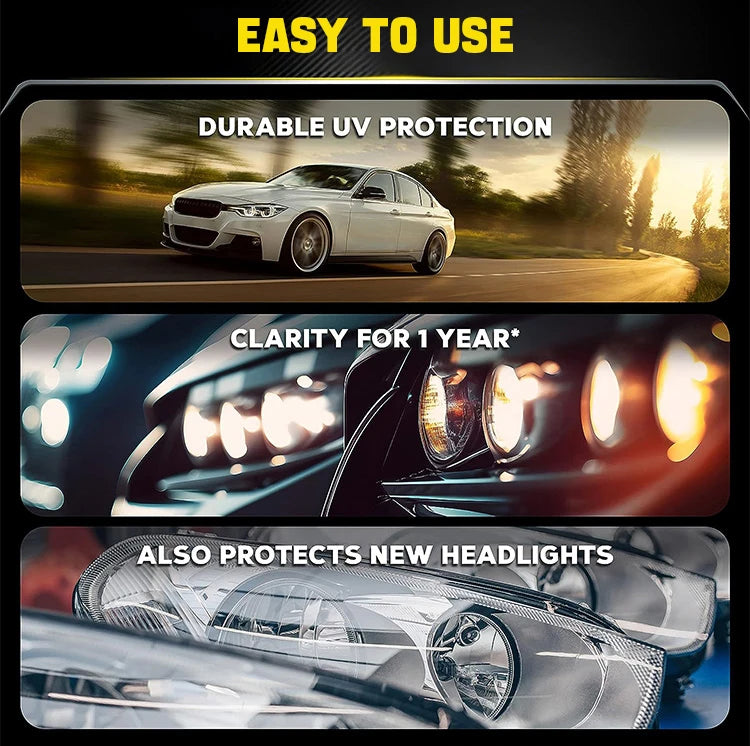 Car Headlight Liquid Polymer Polisher Light Restoration Besteam Headlamp Scratch Remover Repair Cleaning Auto Part RG316