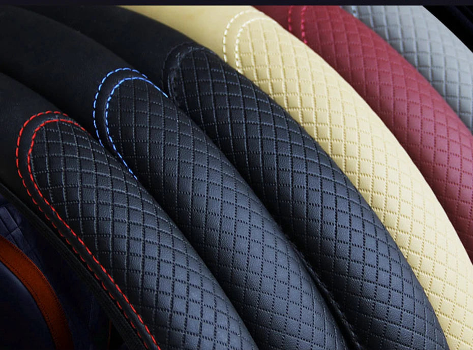 Full-Wrapped Car Steering Wheel Cover Anti-Slip Wear-Resistant Steering Wheel