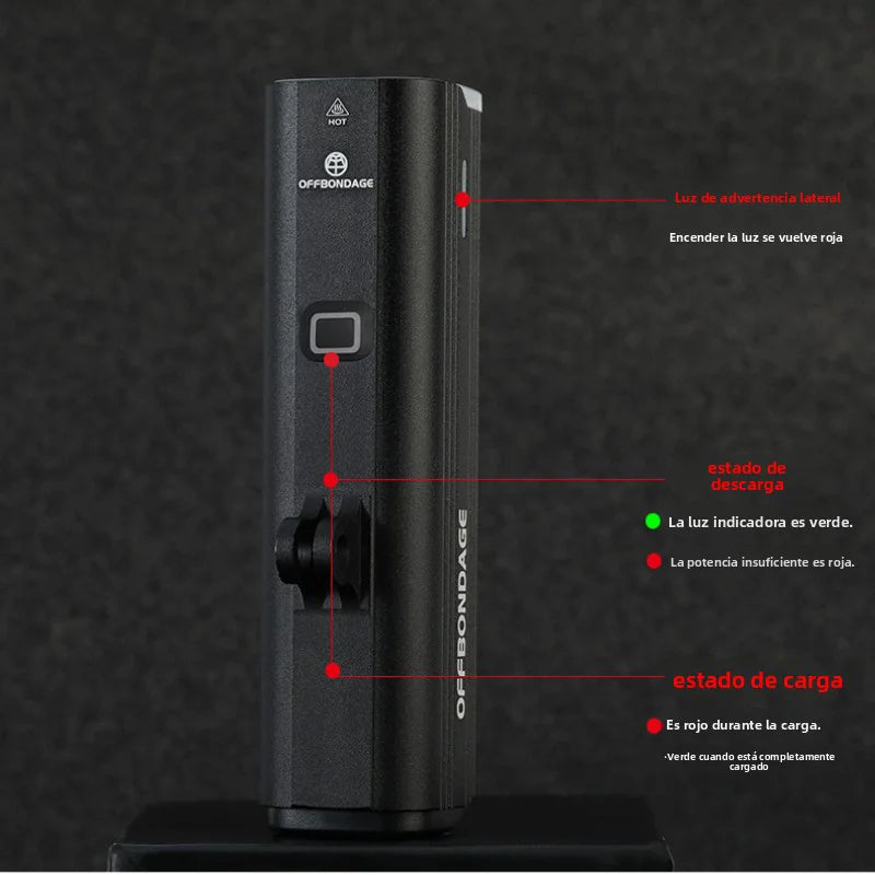 OFFBONDAGE Bike Front Light Rainproof USB Rechargeable Bicycle Light 1000LM Cycling Headlight LED 4800mAh Flashlight Bike Lamp