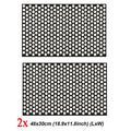Honeycomb Car Sticker Cut-out Hollow Auto Lamp Film Grid Side Shield Headlamp Taillight Film Decals Car Wrap Sticker 48*30cm