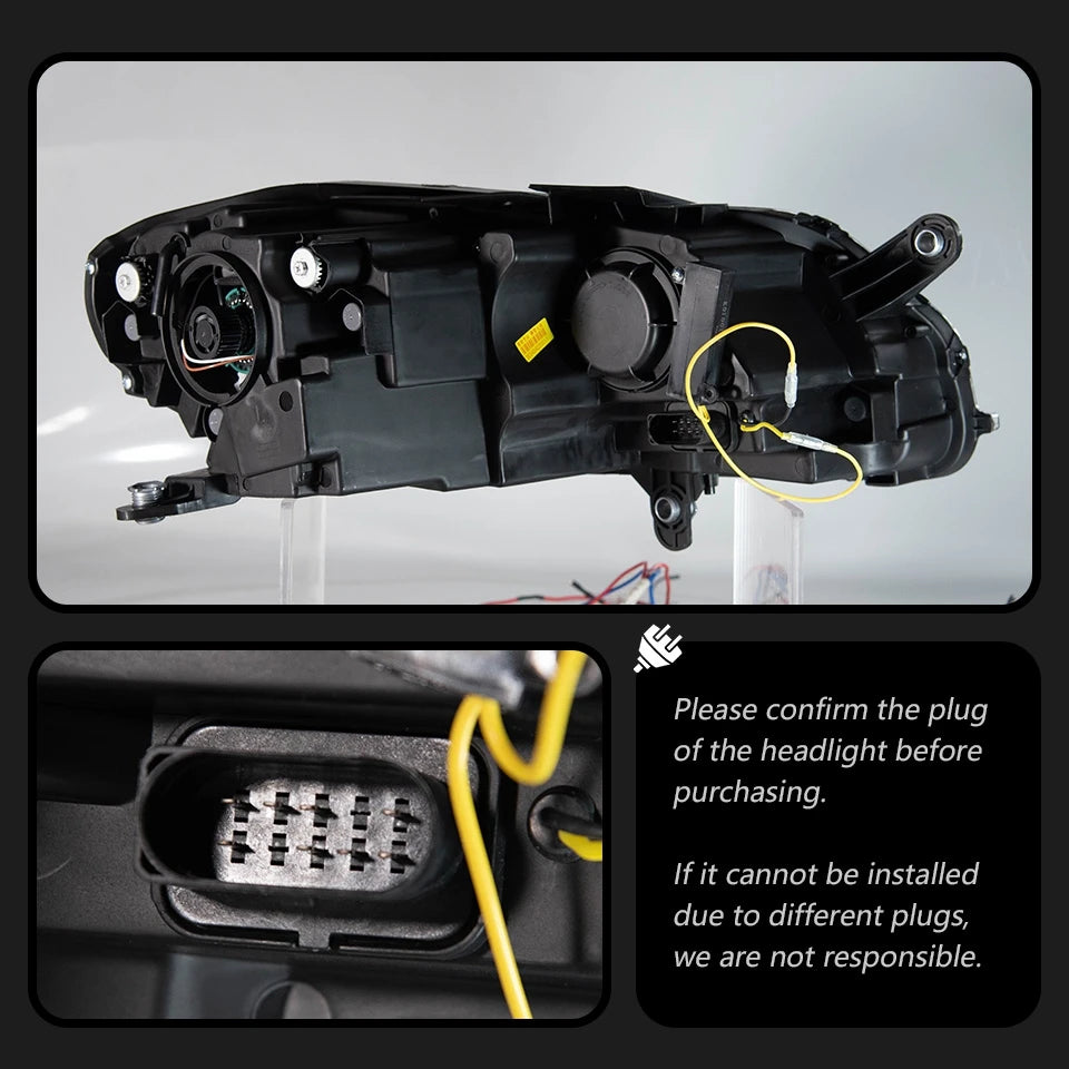 AKD Car Lights for VW Passat B7 LED Headlight Projector Lens 2012-2015 Magotan Dynamic Signal DRL Head Lamp Auto Accessories
