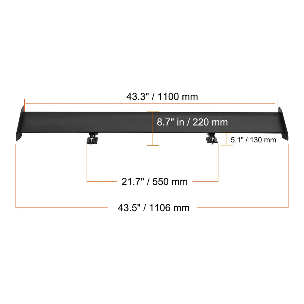SucceBuy GT Wing Car Spoiler US Shipping Universal Spoiler with Double Deck Car