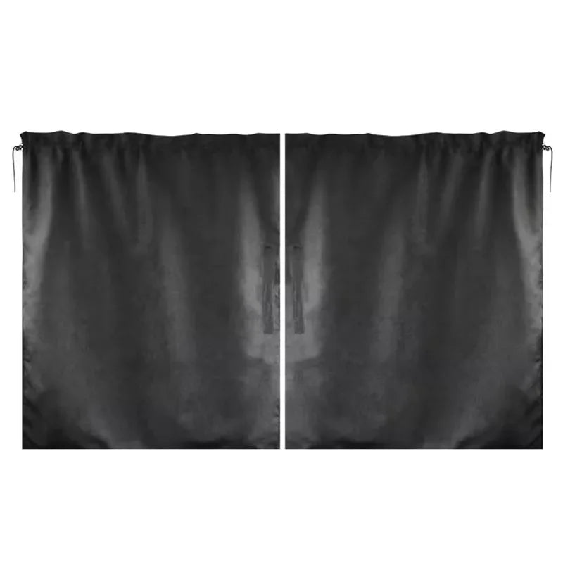 Car Privacy Curtains Universal Divider Curtain Between Rear Seat Auto Blackout