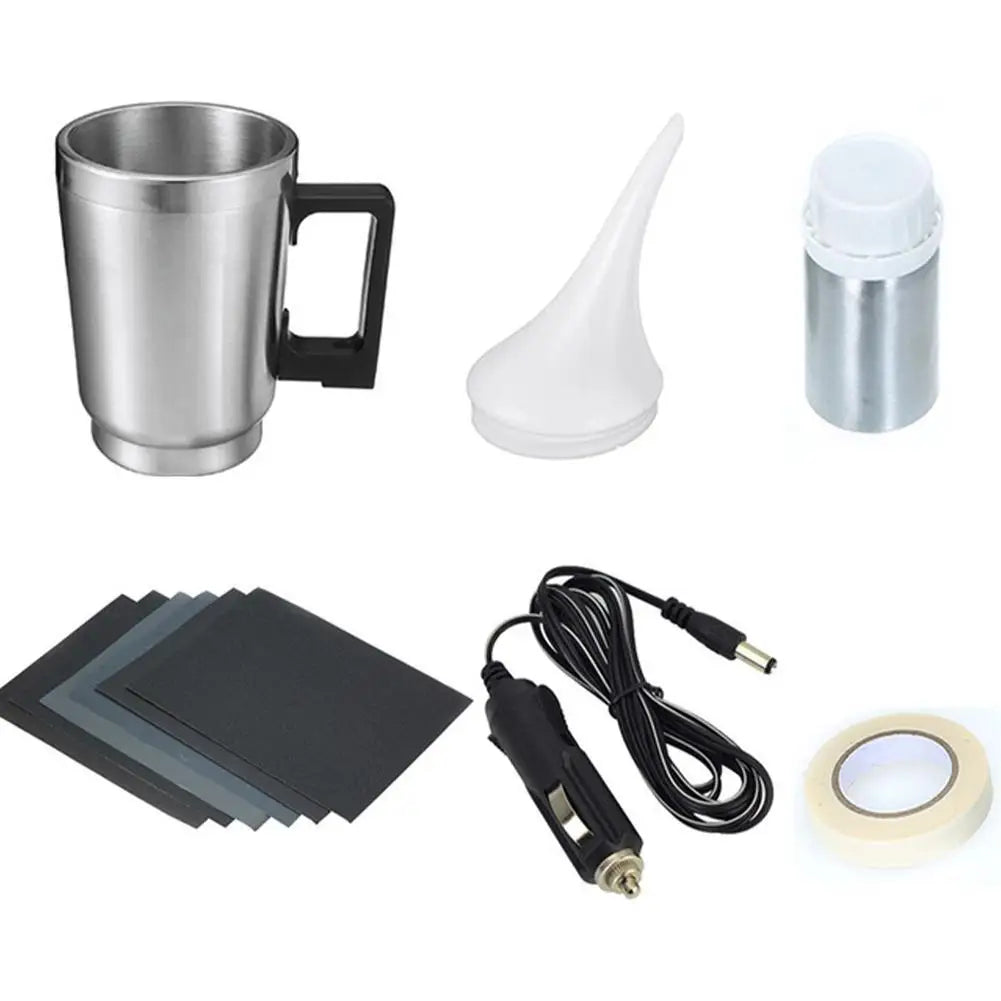 200ml Car Headlight Restoration Kit Can Headlight Polishing Steam Fumigator Restoration Kit Mug Steamer Headlamp Restoration Kit