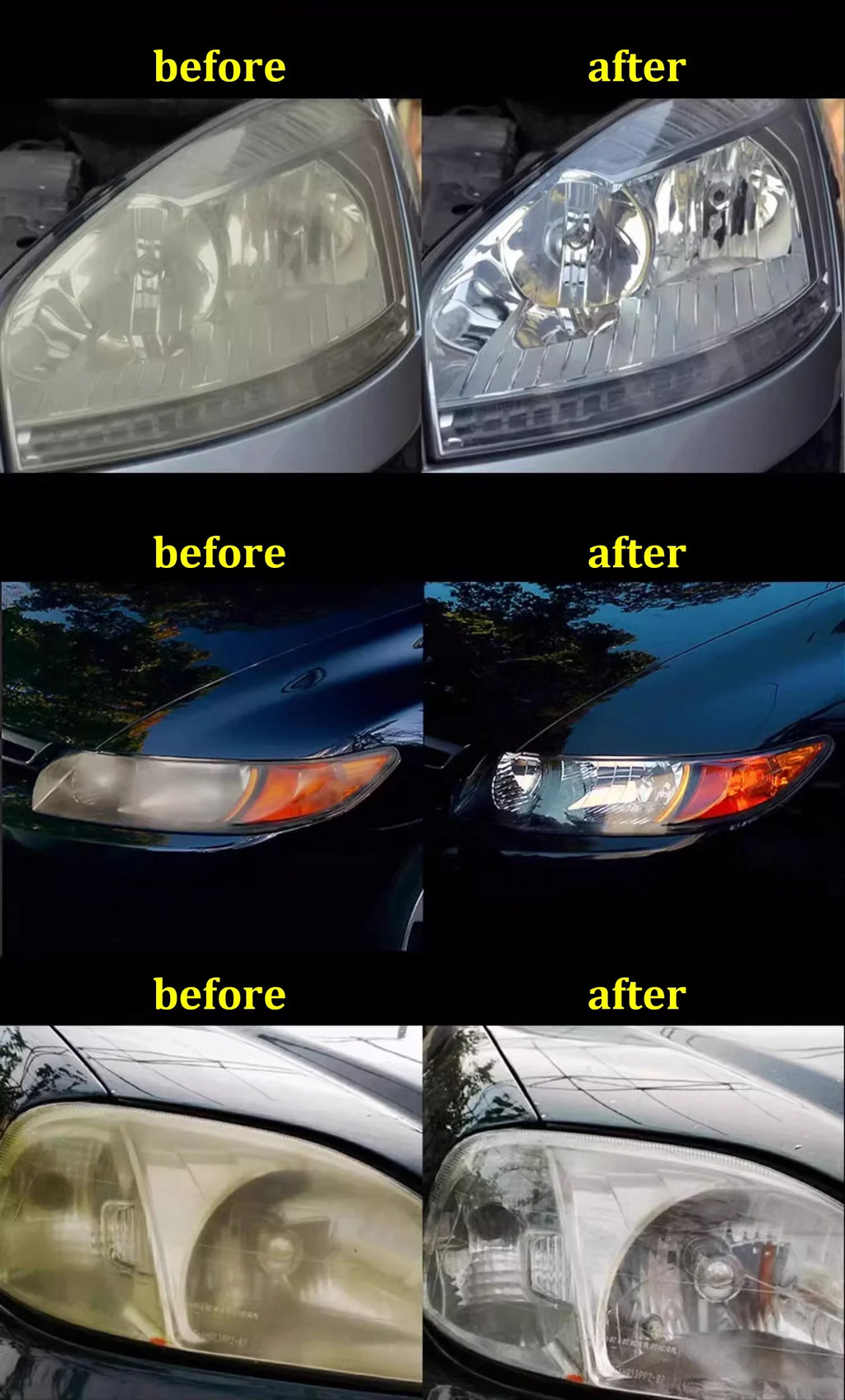Car Headlight Restoration Polishing Kits Headlamp Repair Kits Car Light Polisher Cleaning Liquid Refurbish Agent LHB-16
