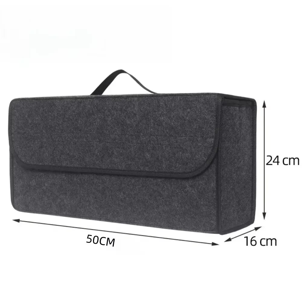 1Pack Car Trunk Organizer Foldable ergonomic handle for SUVs/sedans/trucks SUV