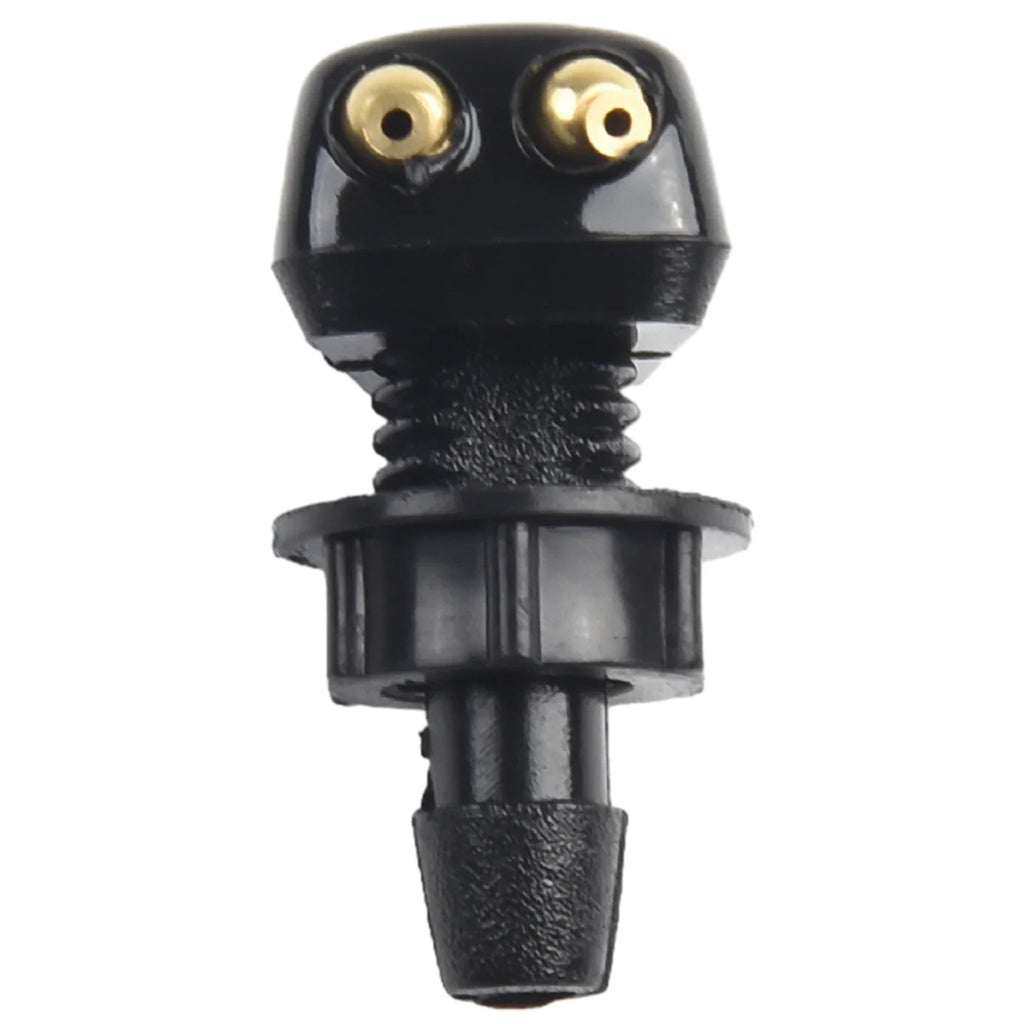 Sale 2Pcs Car Windshield Wiper Washer Spray Nozzle Fits Most Models Dual Holes Premium Automotive Accessory