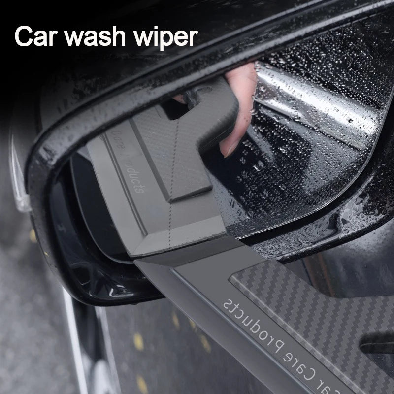 Car Wash Wiper Glass Wiiper Seamless Windshield Handle Silicone Scraper Anti Premium Automotive Accessory