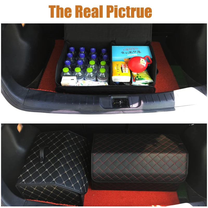 Car Trunk Organizer Box Large Capacity Auto Multiuse Tools Storage Bag SUV Truck