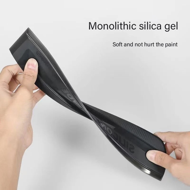 Non-Scratch Soft Silicone Handy Squeegee Car Wrap Tools Water Window Wiper Premium Automotive Accessory