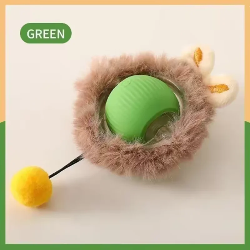 Cat Chaser Toy teasing cat balls and self-exciting cat sticks and ticks and resistant to wear and bite pet toys