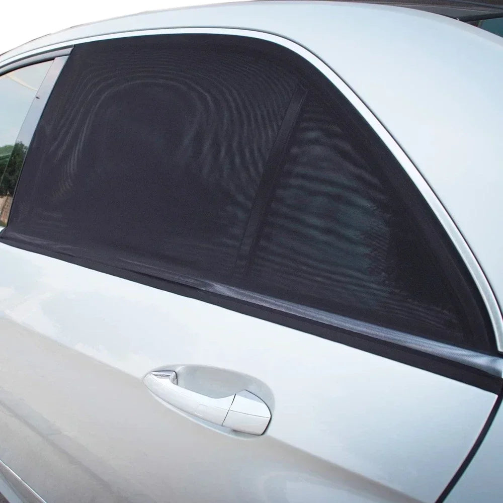 Car Window Shade Mesh 2 or 4 pcs screen window set premium window sunshade breat