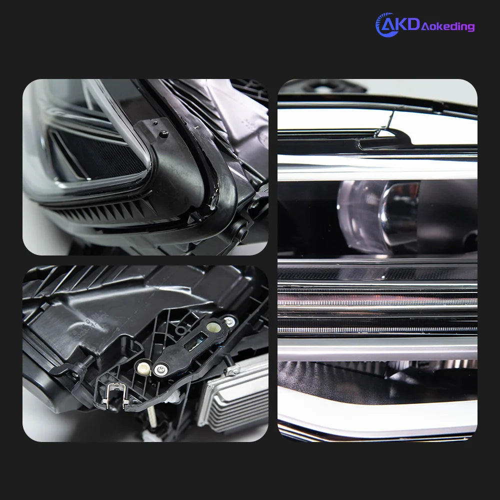 AKD Car Styling for A6 Headlights 2012-2018 Upgrade A6L All LED Headlight DRL Head Lamp Dynamic Singal High Low Beam Accessories