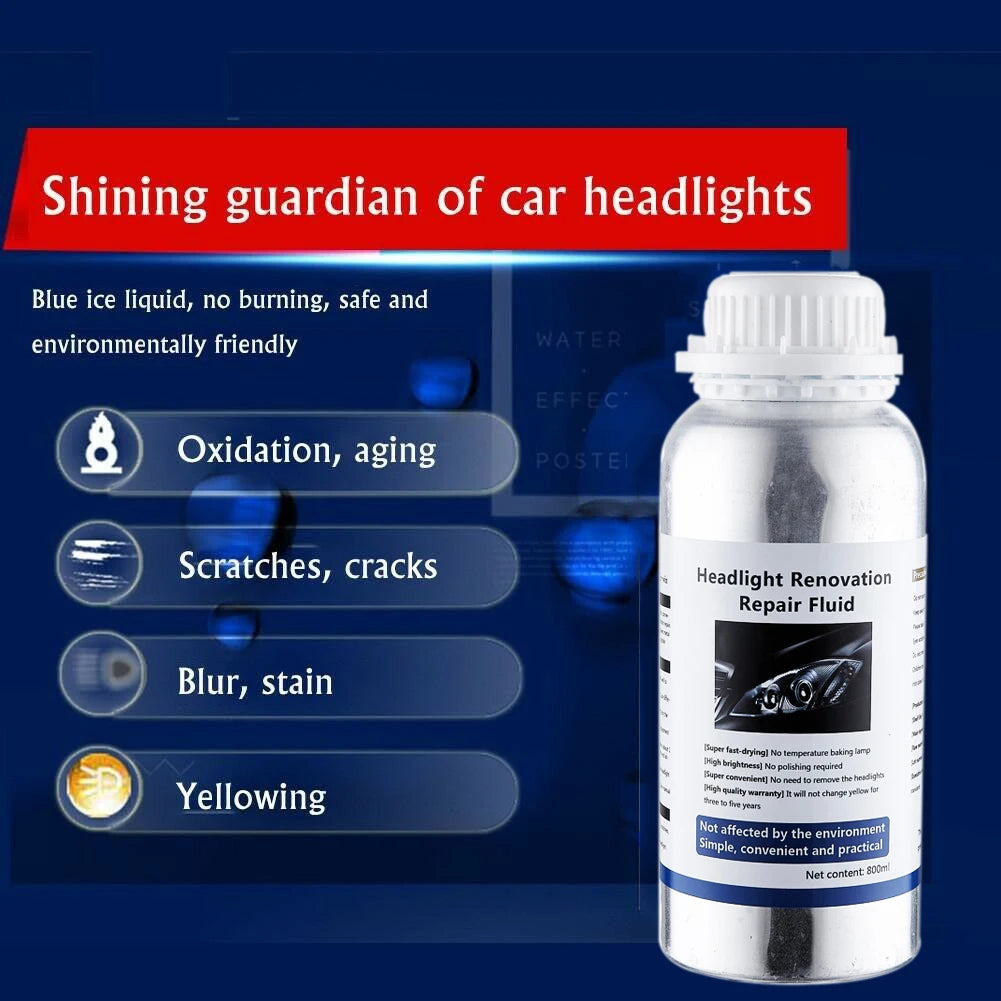 Car Headlight Repair Liquid Car Headlamp Renovation Restoration Cleaning Car Headlight Liquid Polymer Polish Auto Part headlight