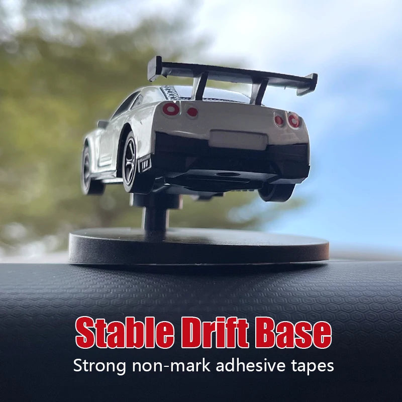 Drift Car dashboard toy model swing turning cool sports race auto ornaments Premium Automotive Accessory