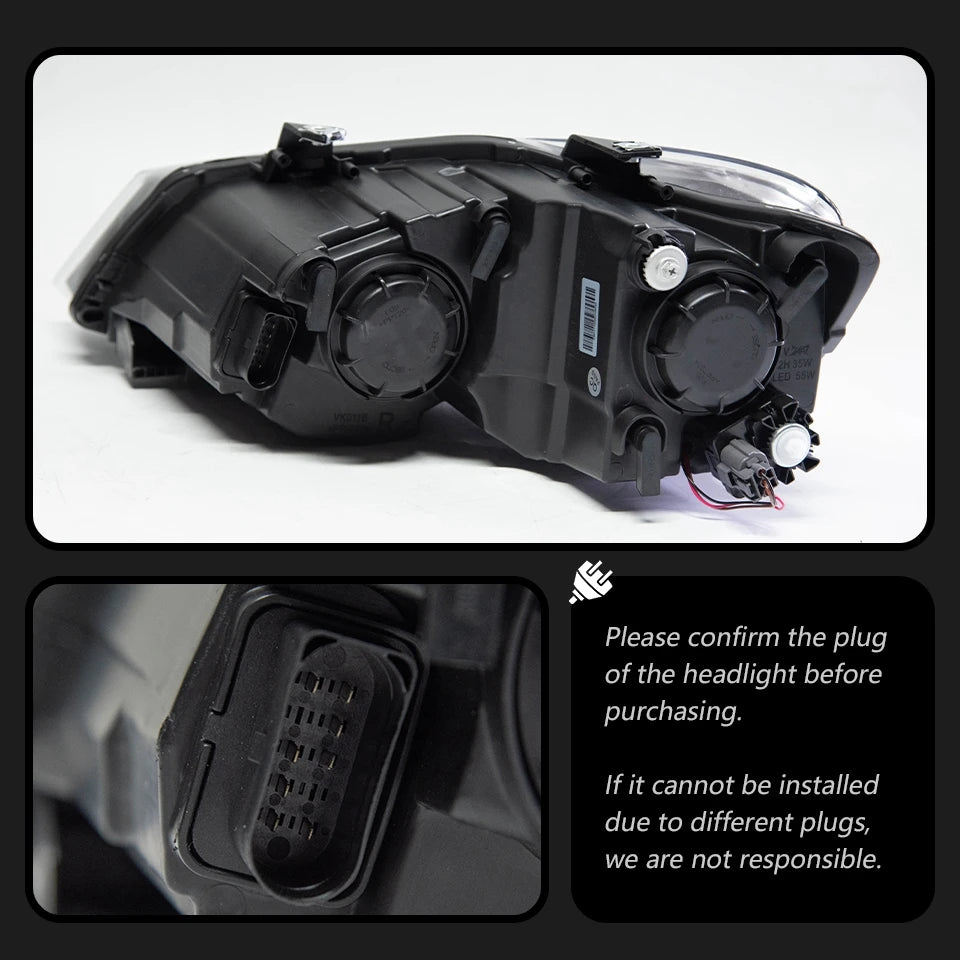 AKD LED Car Lights for VW Polo Headlight  2011-2017 Volkswagen Vento LED Projector Lens Head Lamp DRL Hid Head Lamp Bi Xenon Beam Accessories