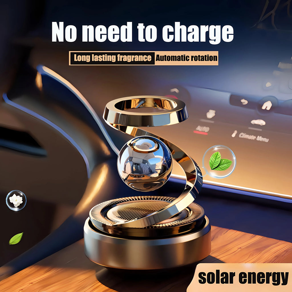 Starry Sky Solar-Powered Car Air Freshener Long-Lasting Fragrance Stylish SUV