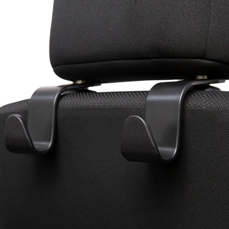 2 Pcs Car Headrest Hooks Hanger for Bags Seat Back Organizer Holder Clips Auto