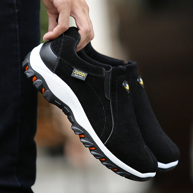 Men's non-slip casual sports shoes wear-resistant hiking shoes Outdoor fashion comfortable flat walking shoes for men