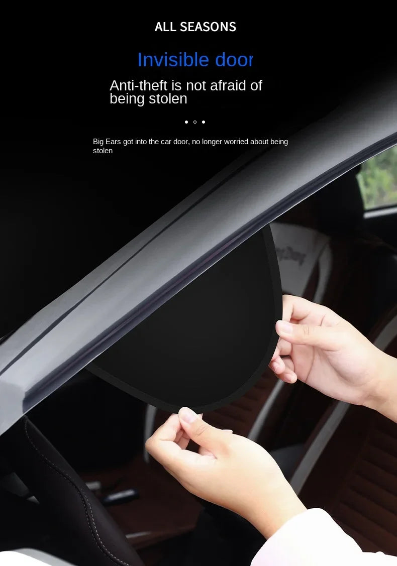 Car Magnetic Snow Shield Winter Front Windshield Cover Anti-frost Sun Protection
